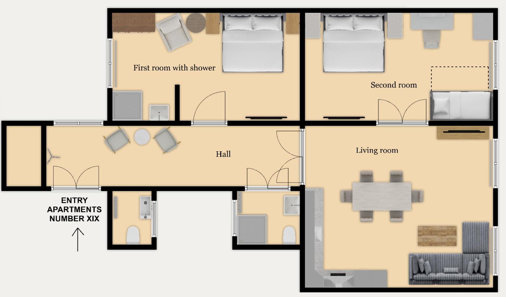 Prekrasny 2bdr Na Praze 1 Apartment Prague